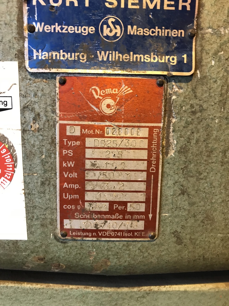 Doppelschleifmaschine Doppelschleifbock Fabr. REMA Typ DS 30400 A